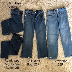 Madewell Roadtripper Jeans (see notes)